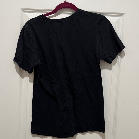 Nike Black Tee with Silver Swoosh Design - Picture 3 of 3